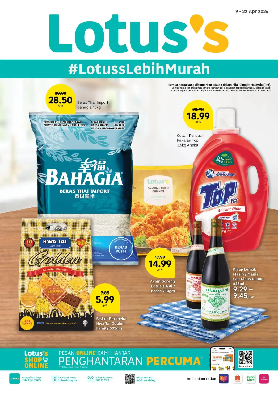 Lotus's Malaysia Lebih Murah Katalog Promosi | Ends 22 Apr