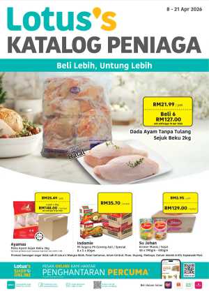 Lotus's Malaysia Wholesale: Beli Lebih Untung Lebih Deals in Lotus's at Malaysia, Kuala Lumpur,Labuan,Putrajaya,Johor,Kedah,Kelantan,Malacca,Negeri Sembilan,Pahang,Penang,Perak,Perlis,Sabah,Sarawak,Selangor,Terengganu Lotus's Malaysia Wholesale: Beli Lebih Untung Lebih Deals In Lotus's Kuala Lumpur,Labuan,Putrajaya,Johor,Kedah,Kelantan,Malacca,Negeri Sembilan,Pahang,Penang,Perak,Perlis,Sabah,Sarawak,Selangor,Terengganu