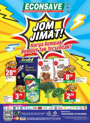 Econsave Semenanjung Jom Jimat Deals | Lowest Grocery Prices In Econsave Kuala Lumpur,Labuan,Putrajaya,Johor,Kedah,Kelantan,Malacca,Negeri Sembilan,Pahang,Penang,Perak,Perlis,Selangor,Terengganu