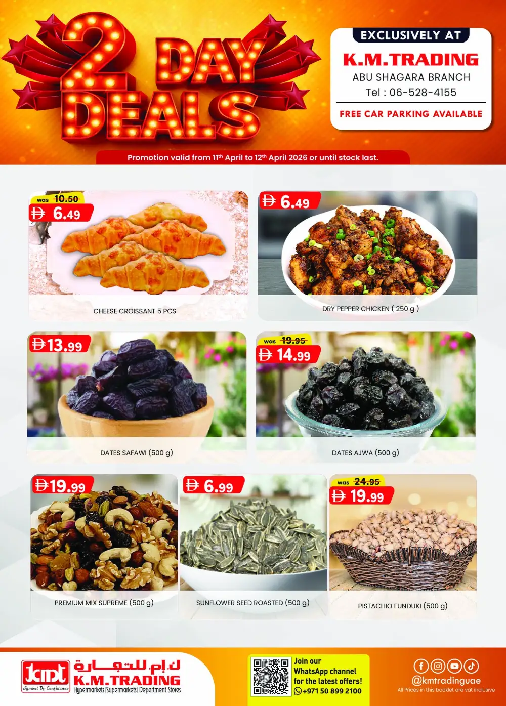 K.M. Trading Abu Shagara 2 Day Deals | Ends April 12