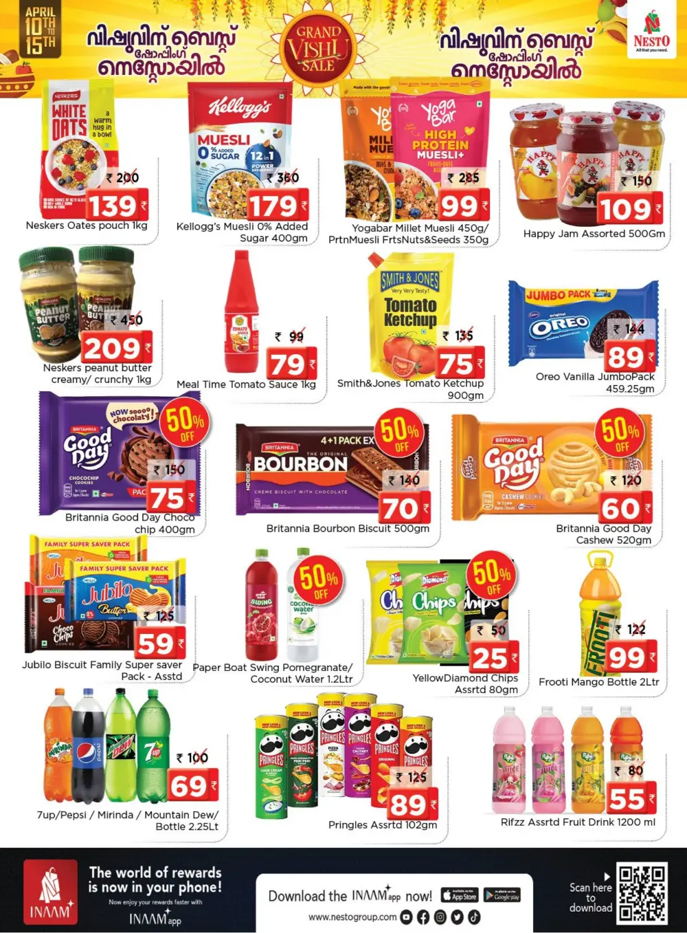 Nesto Calicut: Grand Vishu Sale Offers at Hilite Mall | April 10-15