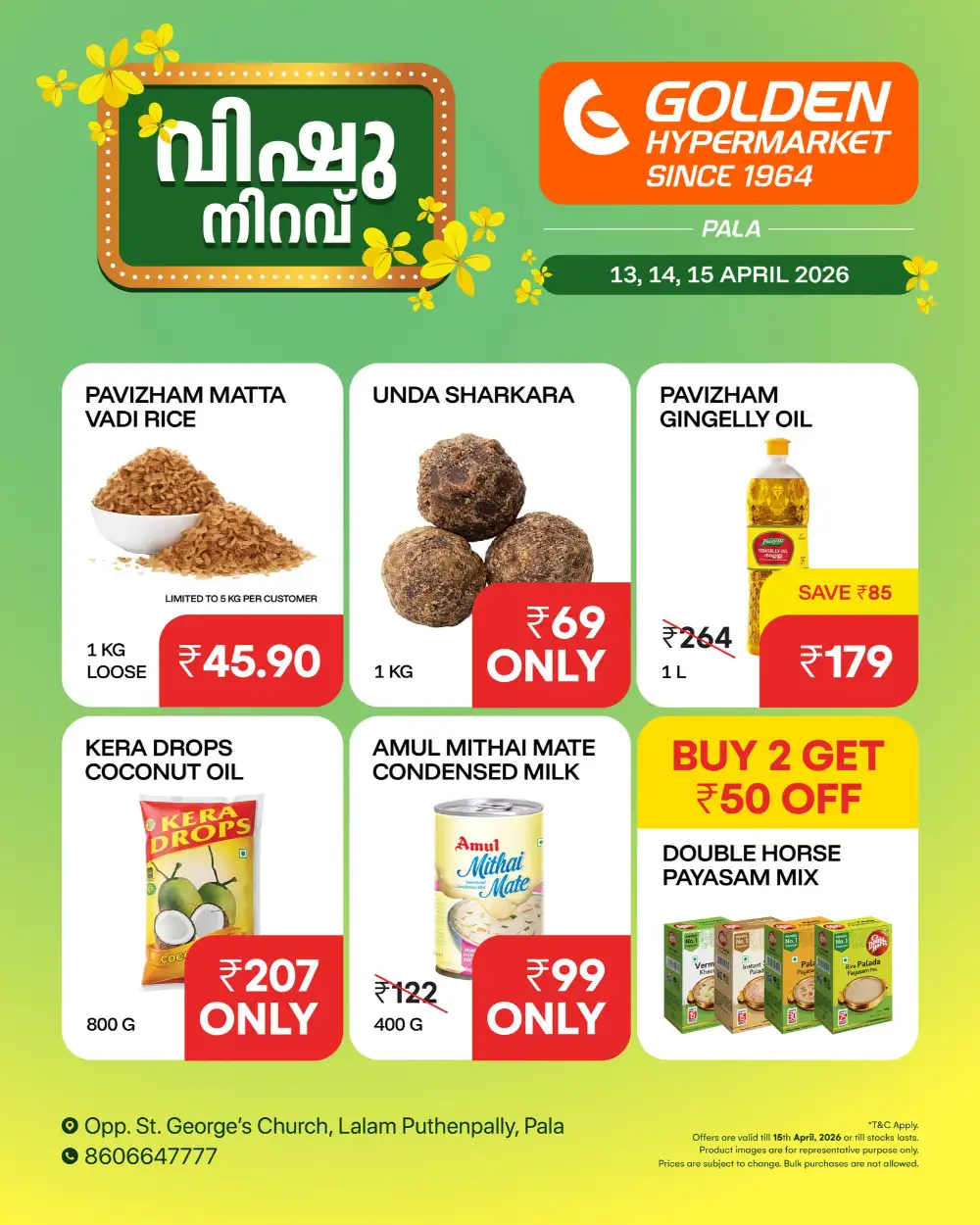 Golden Pala Vishu Niravu | Ends Wednesday