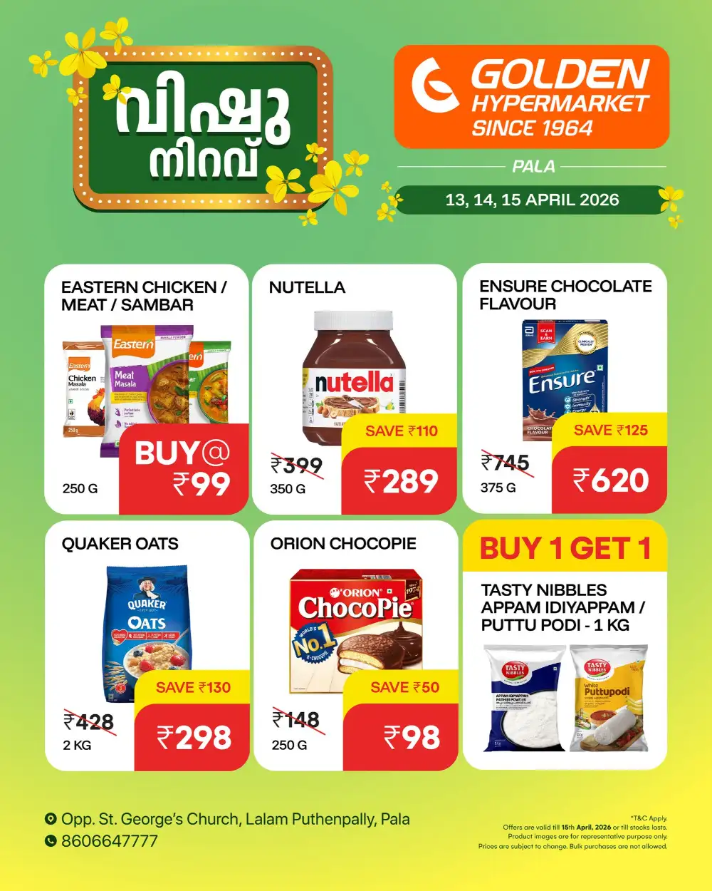 Golden Pala Vishu Niravu | Ends Wednesday