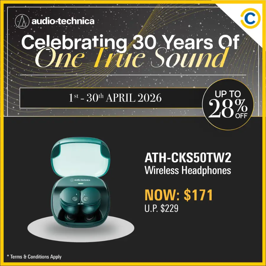 Audio-Technica Singapore: 30th Anniversary Sale – Up to 28% Off