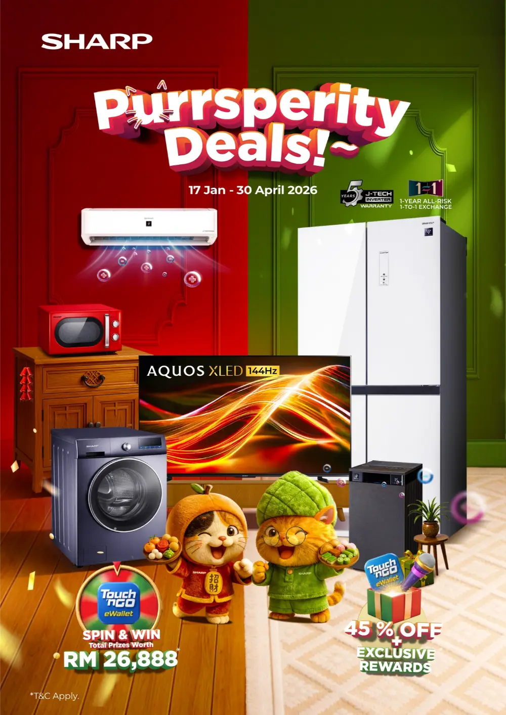 Sharp Malaysia HomePro Purrsperity Deals: Up to 45% Off