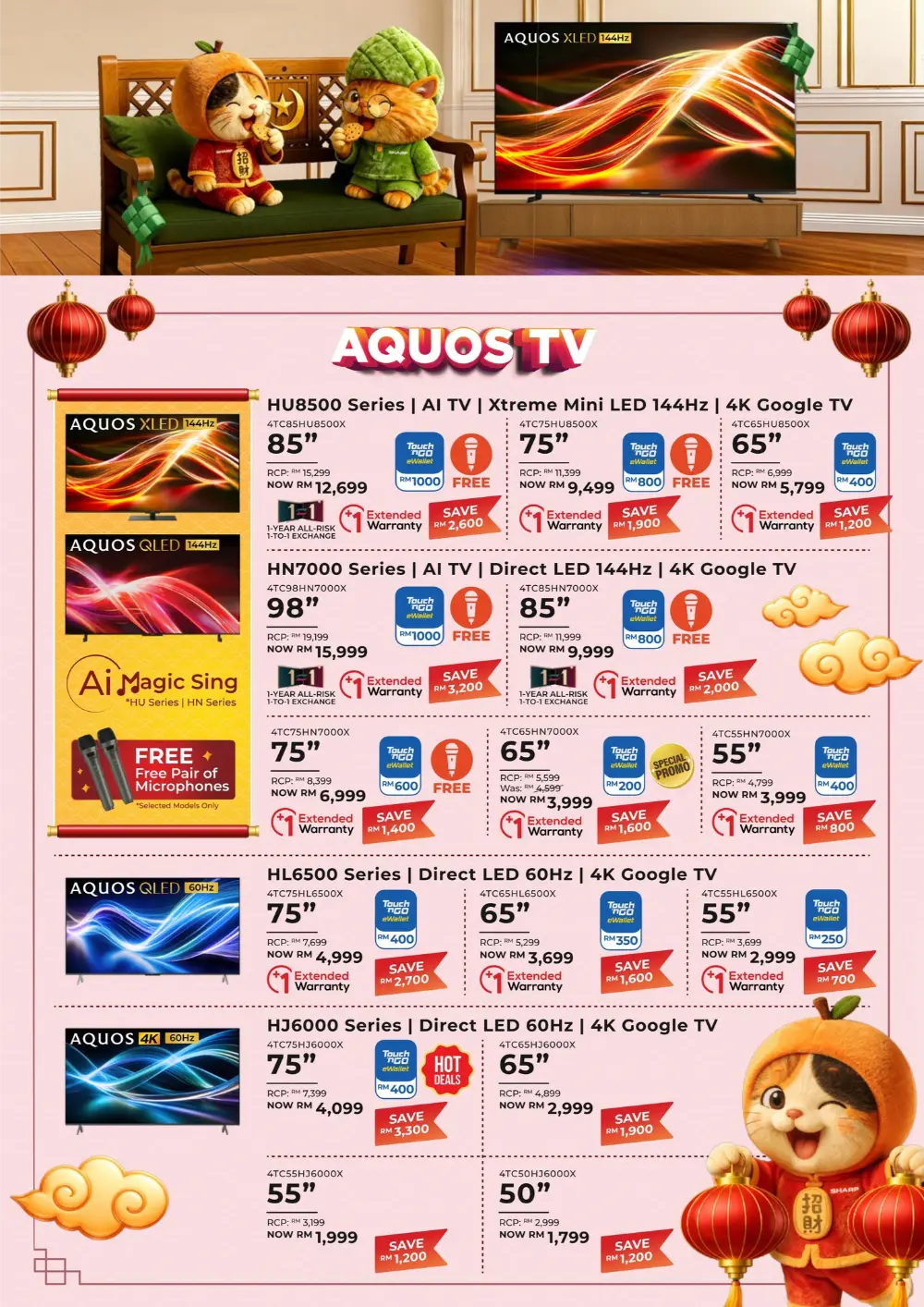 Sharp Malaysia HomePro Purrsperity Deals: Up to 45% Off