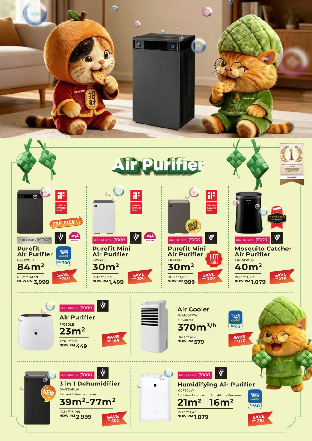 Sharp Malaysia HomePro Purrsperity Deals: Up to 45% Off