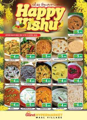 Happy vishu In Grand Hypermarket Dubai