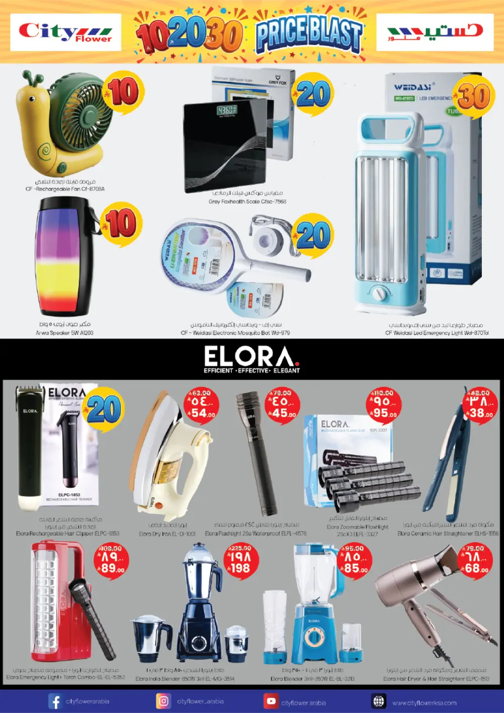 City Flower Jubail 10-20-30 Price Blast Weekly Offers