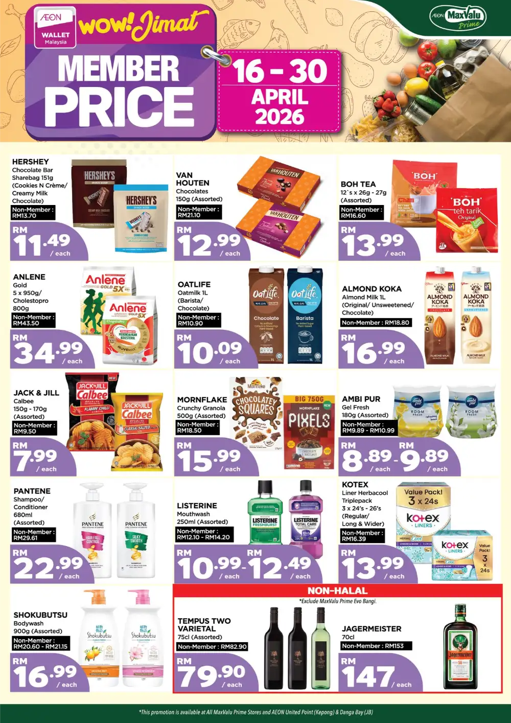 AEON MaxValu Prime Malaysia: Member Price Sale | April 16–30, 2026