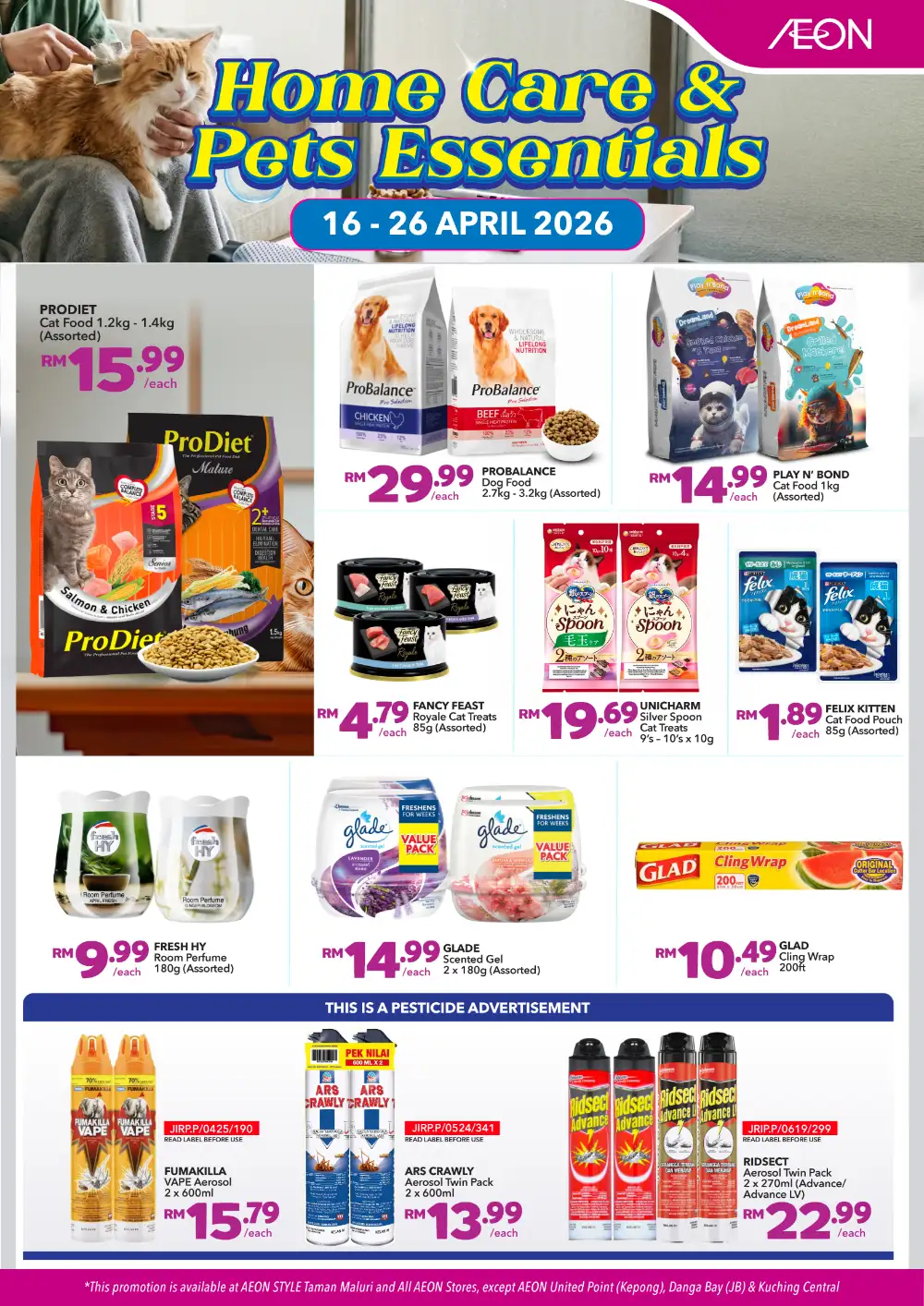 AEON Malaysia Everyday Care | Ends 26 April | Personal Care Deals