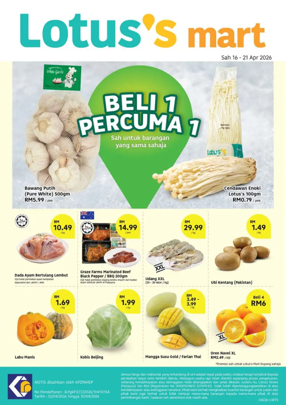 Lotus's Mart Duyong Harga Hangat | Ends 29 Apr | Grocery Deals