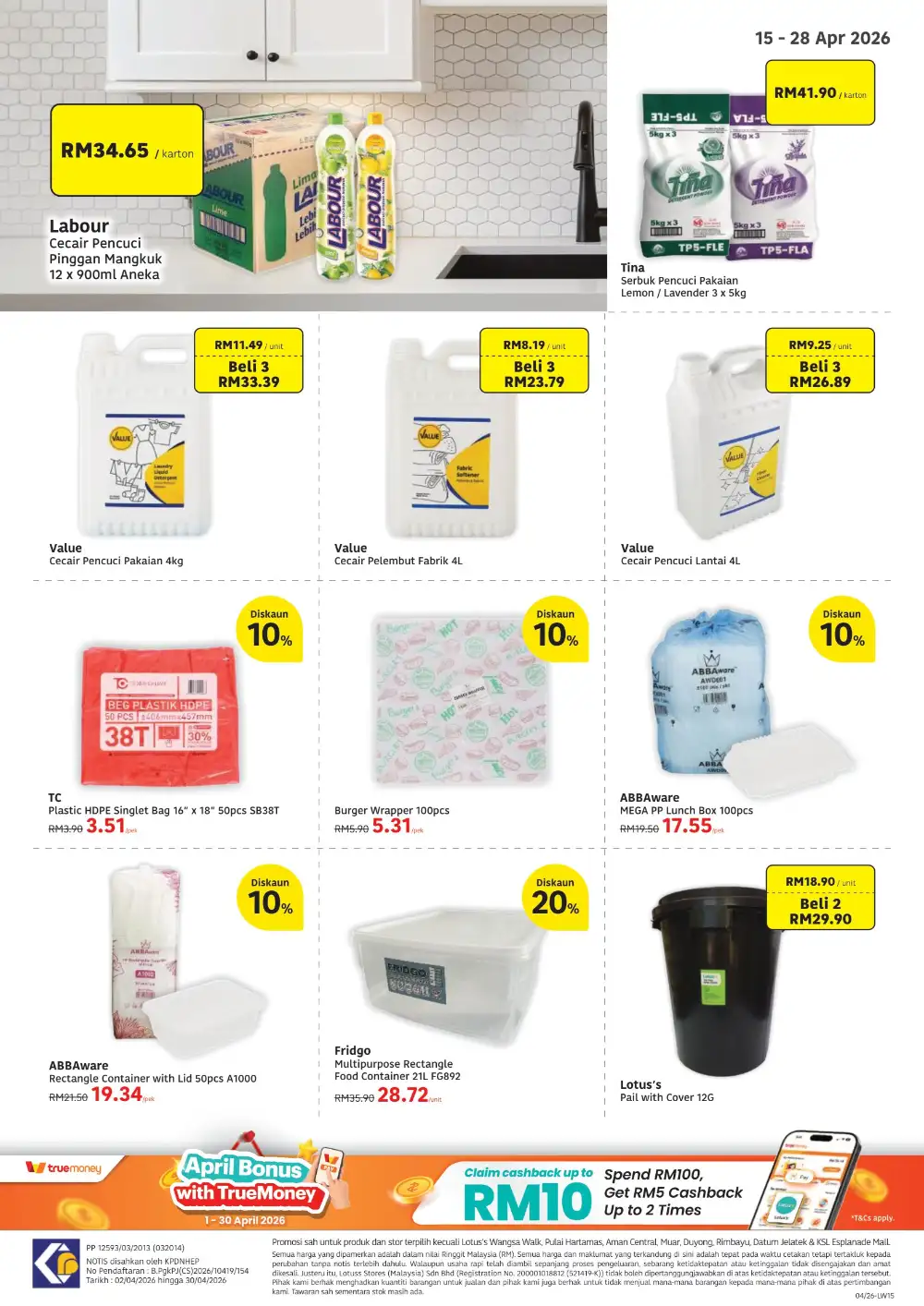Lotus's Katalog Peniaga | Bulk Deals Ends 28 Apr | Beli Lebih Untung Lebih