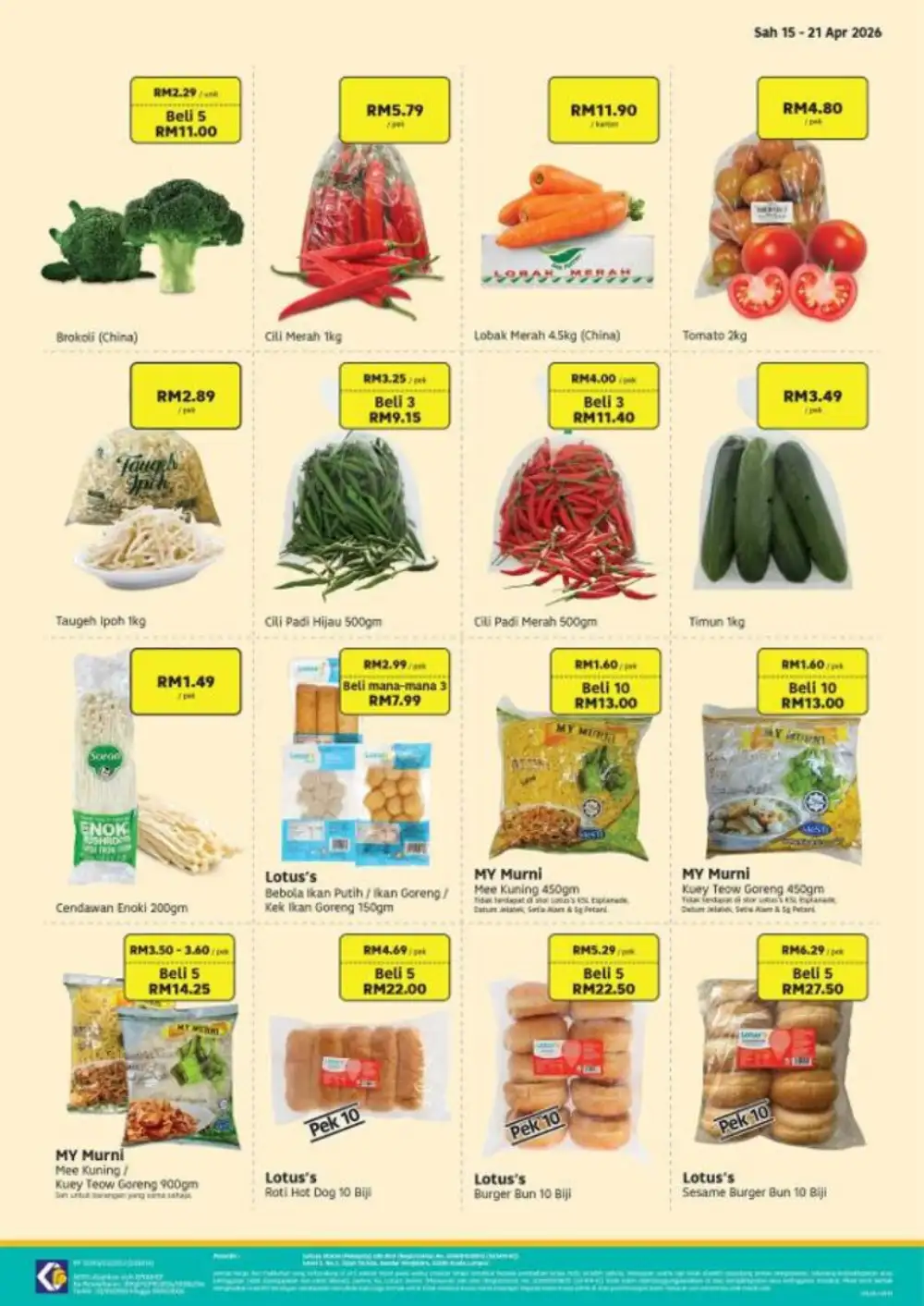 Lotus's Katalog Peniaga | Bulk Deals Ends 28 Apr | Beli Lebih Untung Lebih