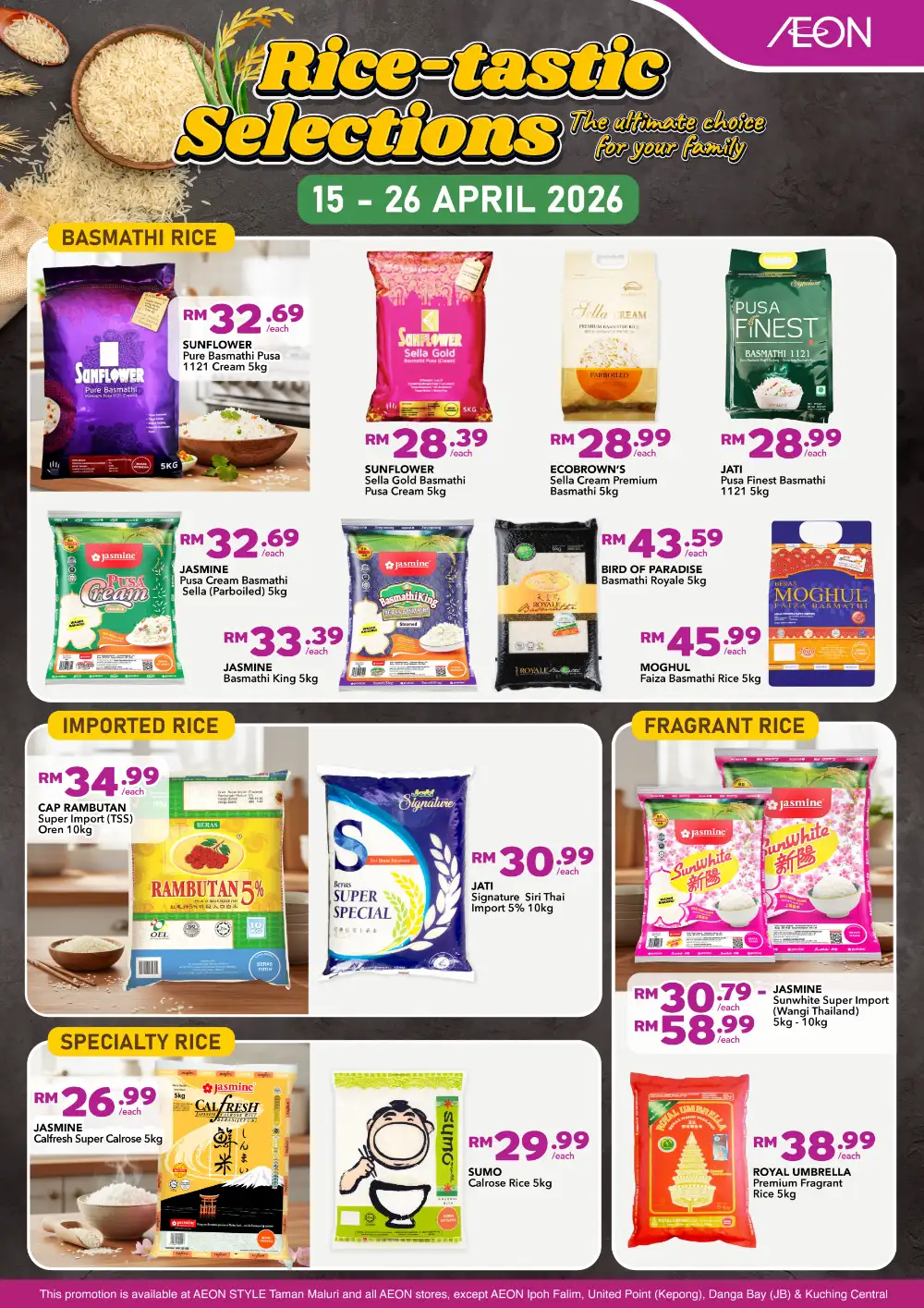 AEON Noodle Gourmet Fiesta | Ends 26 Apr | Instant Noodle Deals