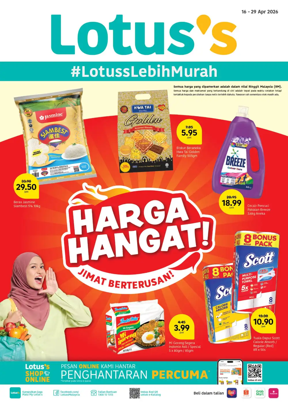 Lotus's Malaysia Harga Hangat | Ends 29 Apr | Jimat Berterusan