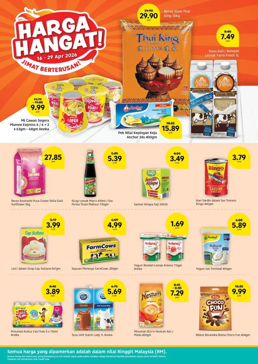 Lotus's Malaysia Harga Hangat | Ends 29 Apr | Jimat Berterusan