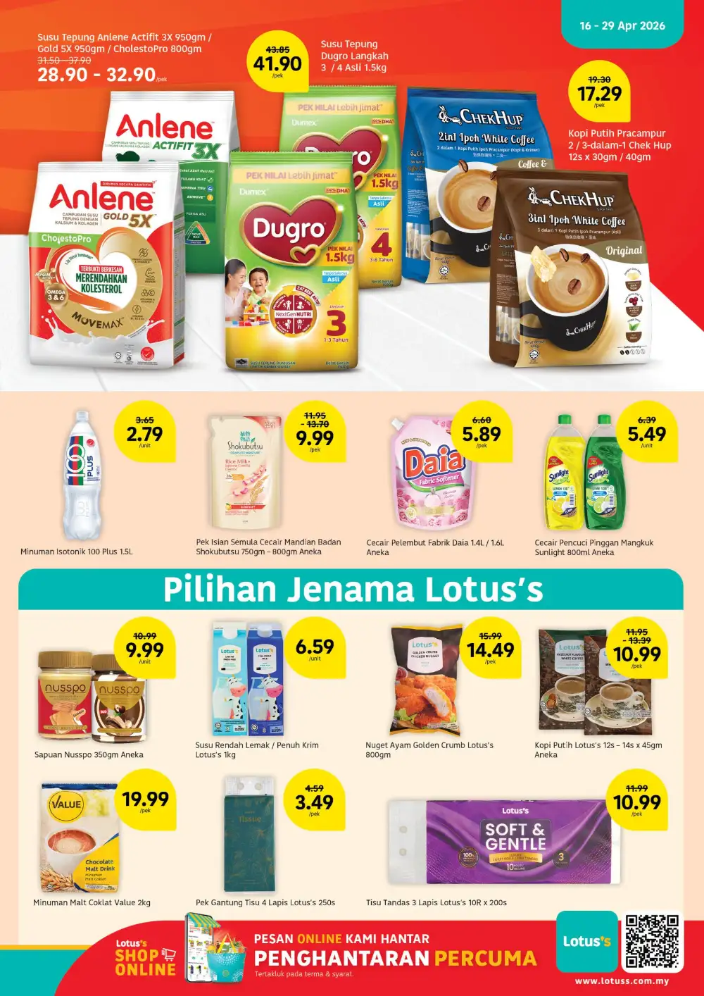 Lotus's Malaysia Harga Hangat | Ends 29 Apr | Jimat Berterusan
