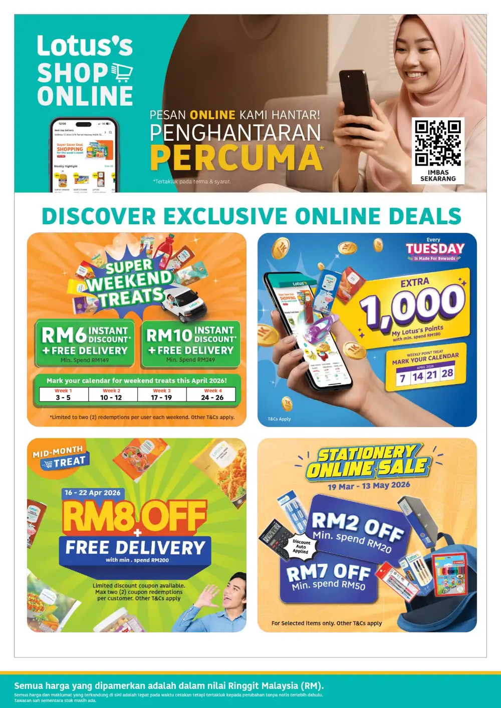 Lotus's Malaysia Harga Hangat | Ends 29 Apr | Jimat Berterusan