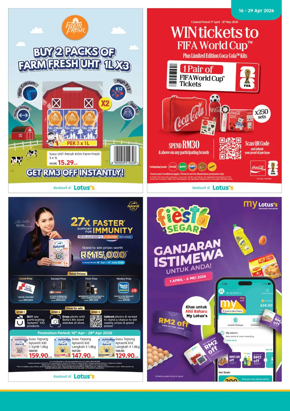 Lotus's Malaysia Harga Hangat | Ends 29 Apr | Jimat Berterusan