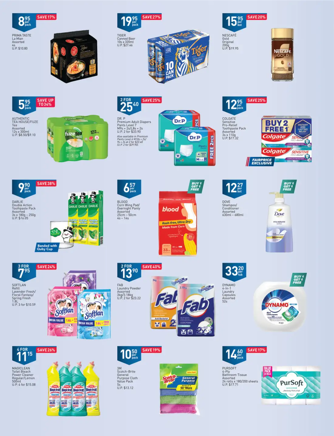 FairPrice Singapore Must Buy Deals: Save up to 40% OFF Price Drop