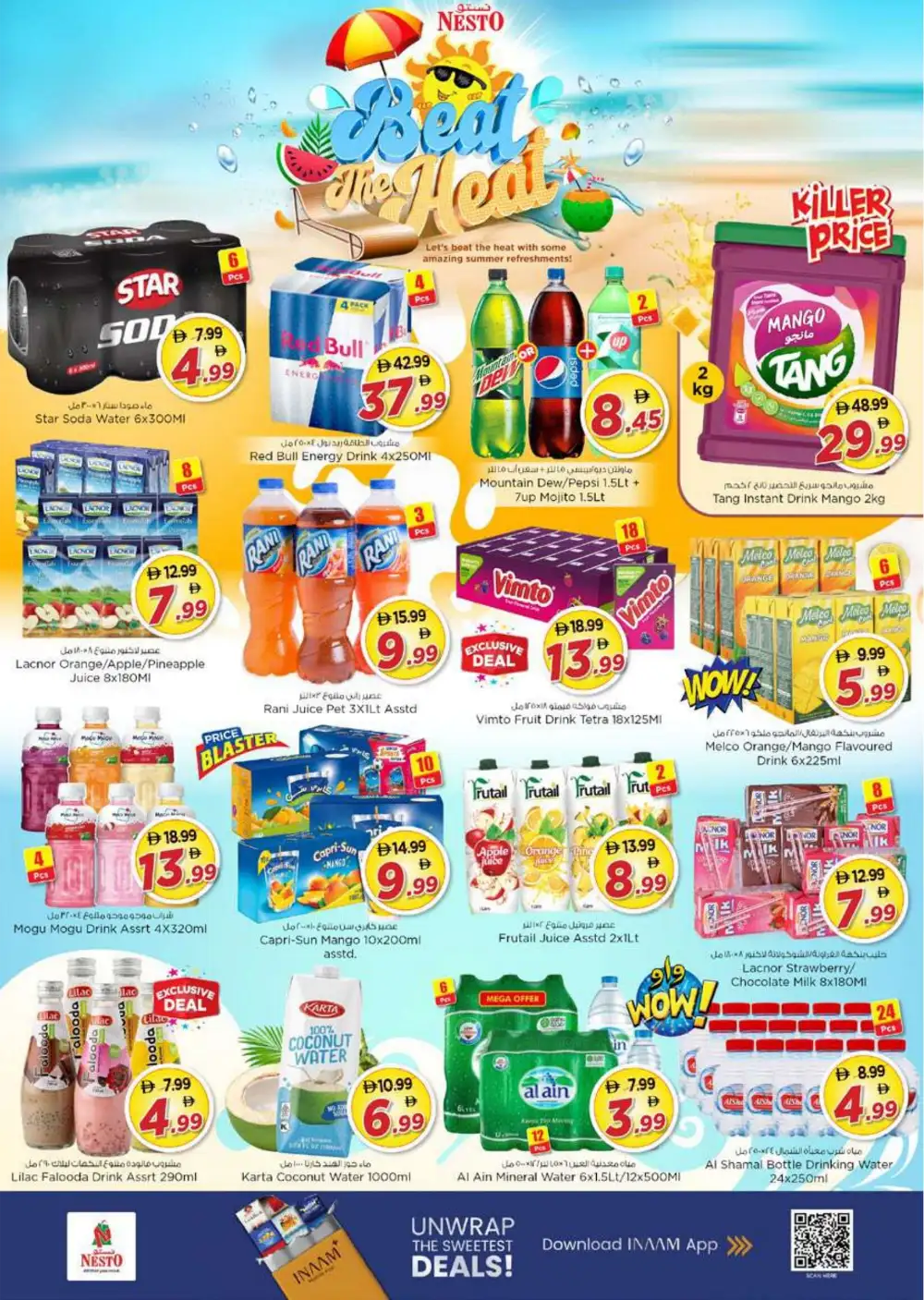 Nesto Al Warsan Summer Saver Offers - Grocery & Household Deals