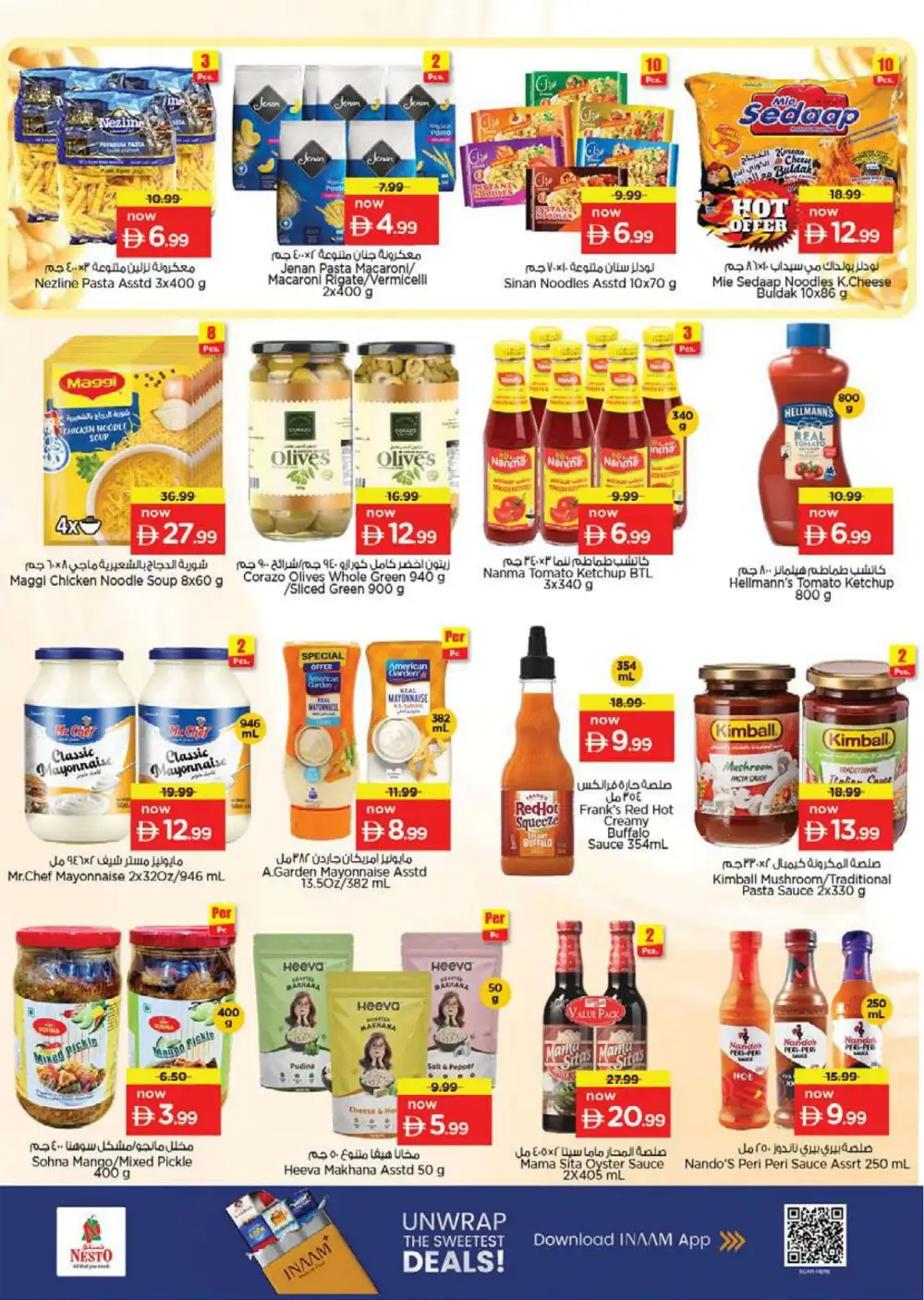 Nesto Al Warsan Summer Saver Offers - Grocery & Household Deals