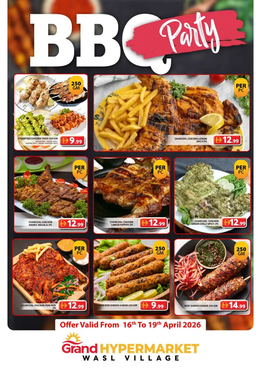 Grand Hypermarket Al Qusais | Less Than Half Price Deals 16-19 Apr