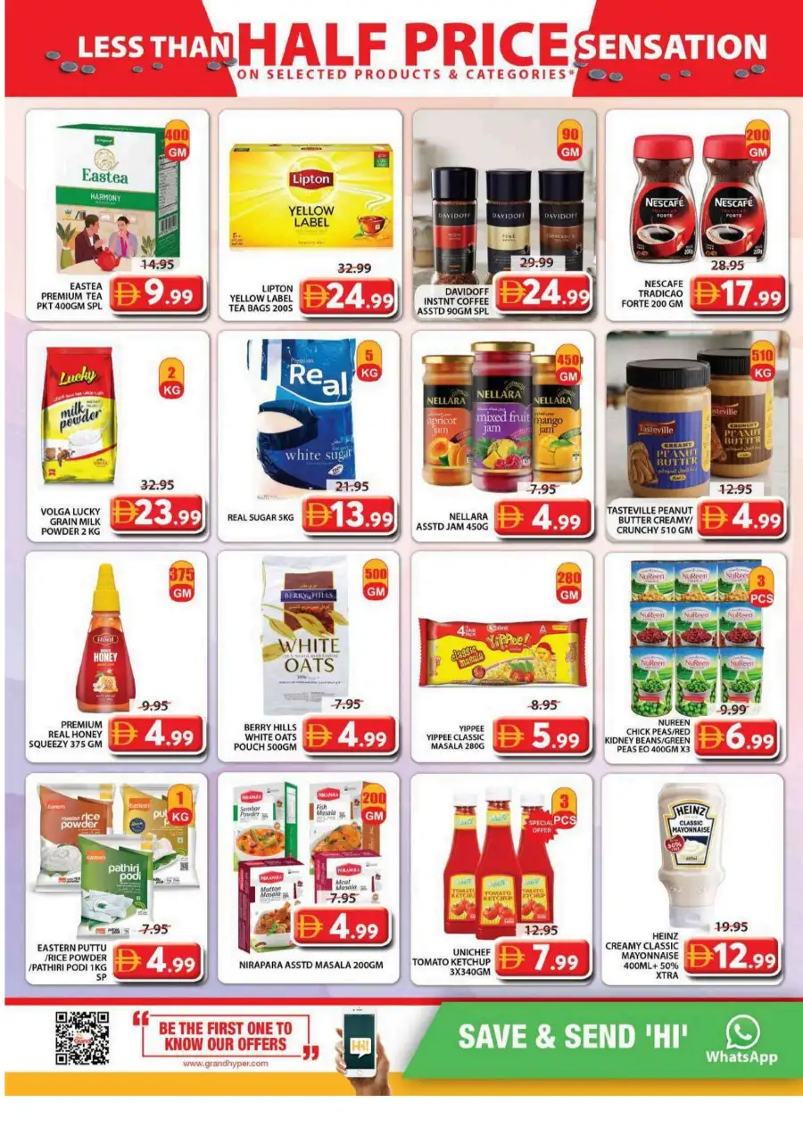 Grand Mall Al Musallah Sharjah | Half Price Sensation Offers 16–19 April