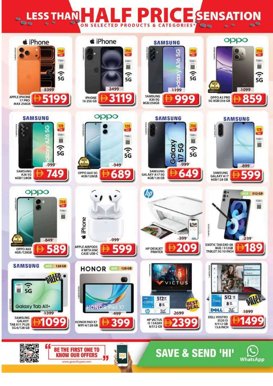 Grand Mall Al Musallah Sharjah | Half Price Sensation Offers 16–19 April