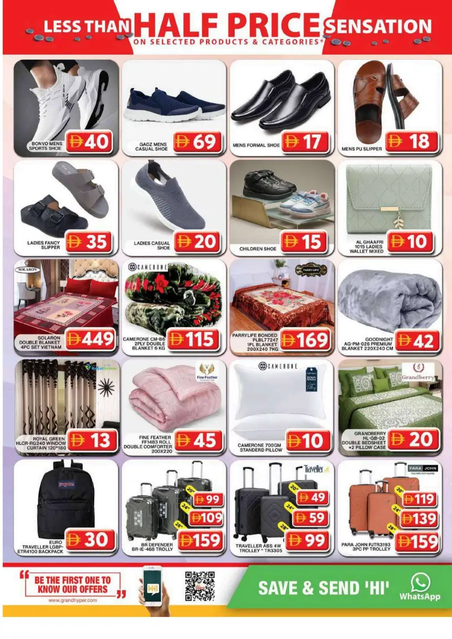 Grand Hyper Al Quoz Mall Offers | Half Price Sensation Deals April 16–19