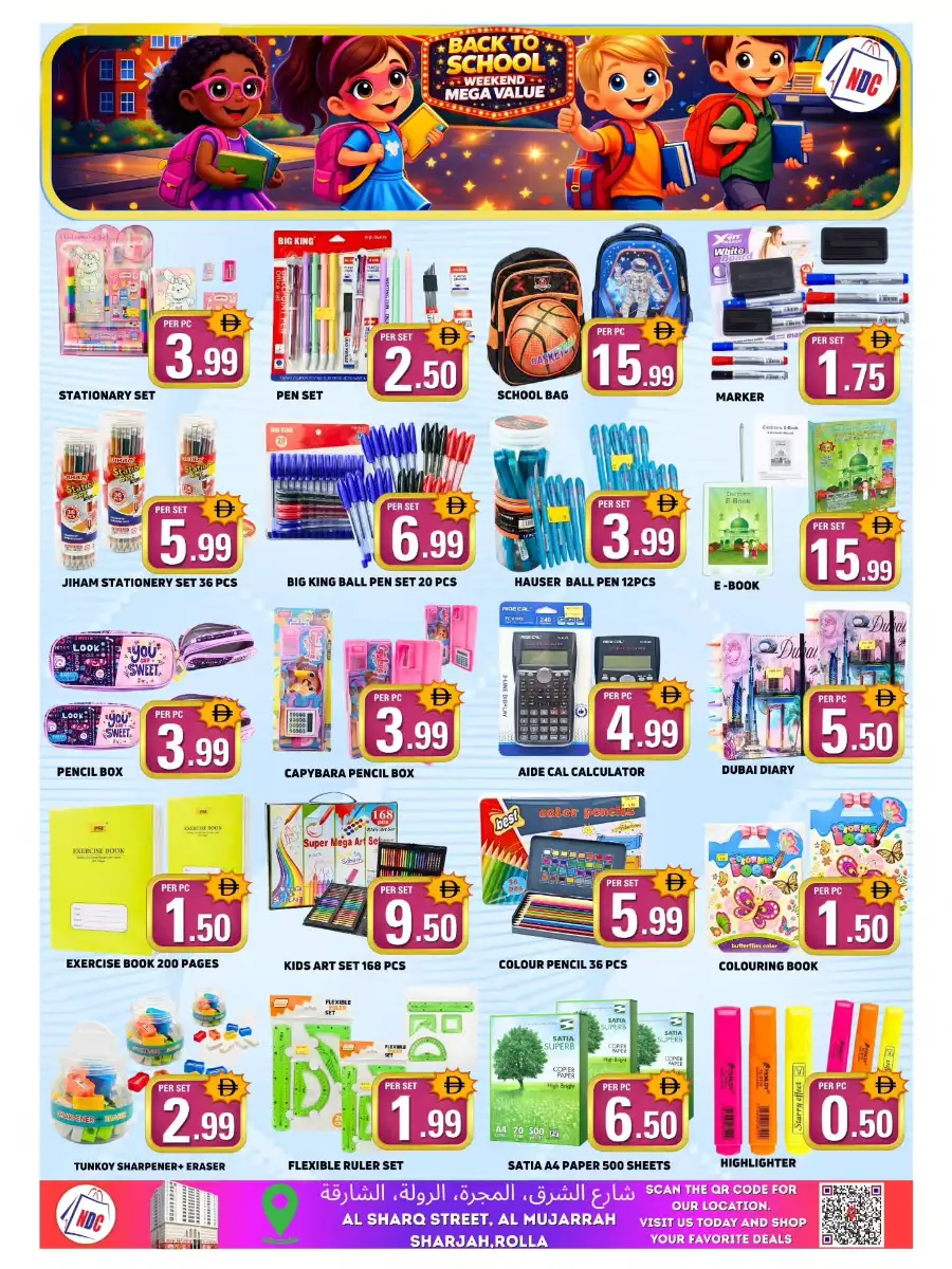 New Day Center Sharjah | Back to School Weekend Mega Value Deals