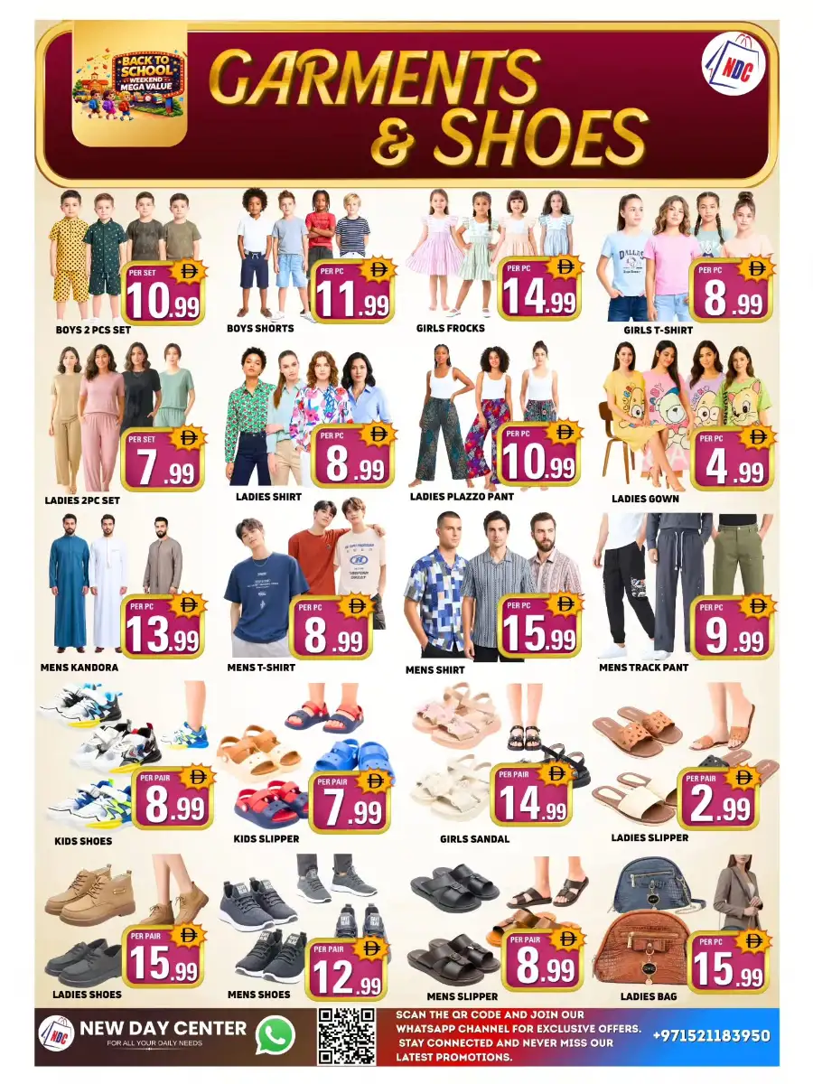 New Day Center Sharjah | Back to School Weekend Mega Value Deals