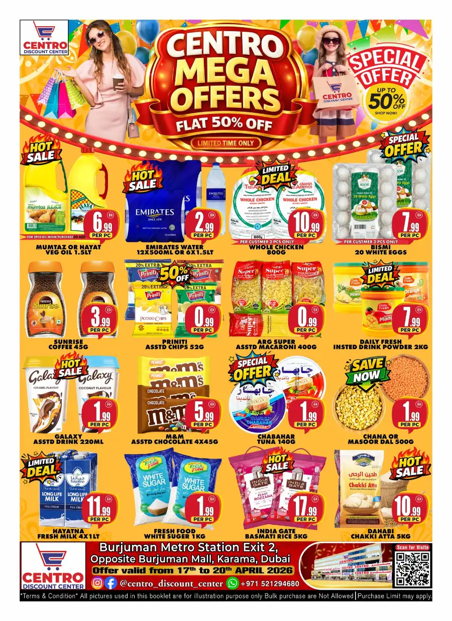 Centro Discount Center Dubai: Mega Offers & Discounts April 17–20, 2026