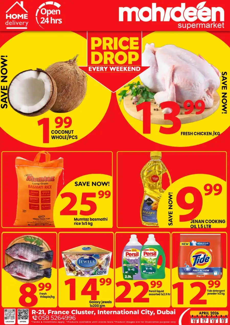 Mohideen Supermarket Dubai | Weekend Price Drop Offers April
