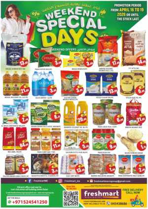 Freshmart Satwa Weekend Special Days - April 2026 In Freshmart Dubai