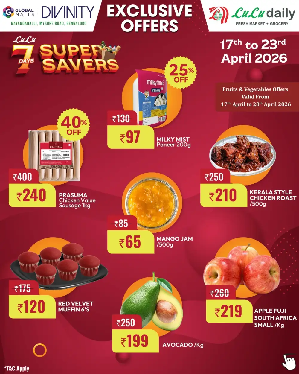 LuLu Daily Global Malls Bengaluru 7 Days Super Savers page 3
