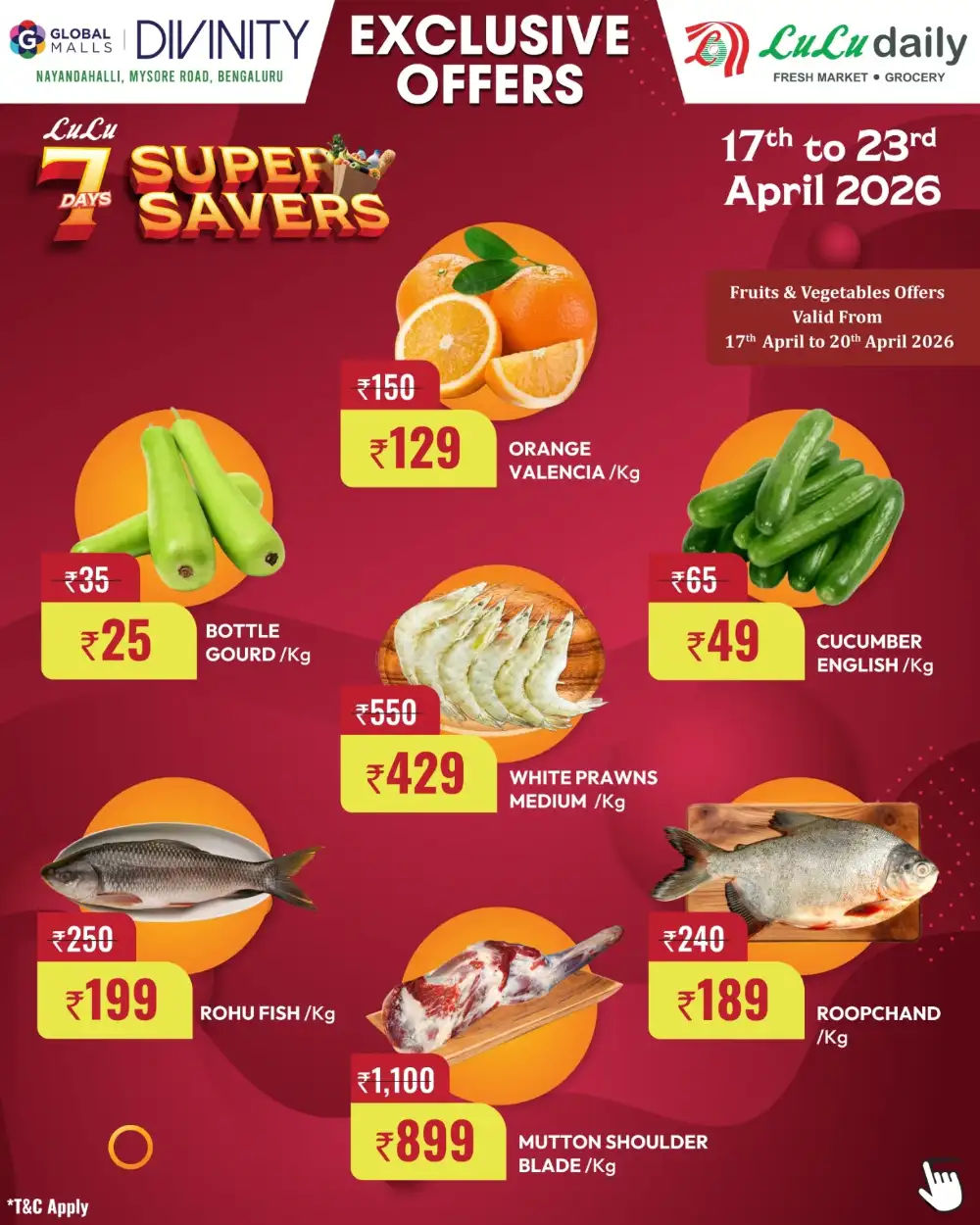 LuLu Daily Global Malls Bengaluru 7 Days Super Savers page 4