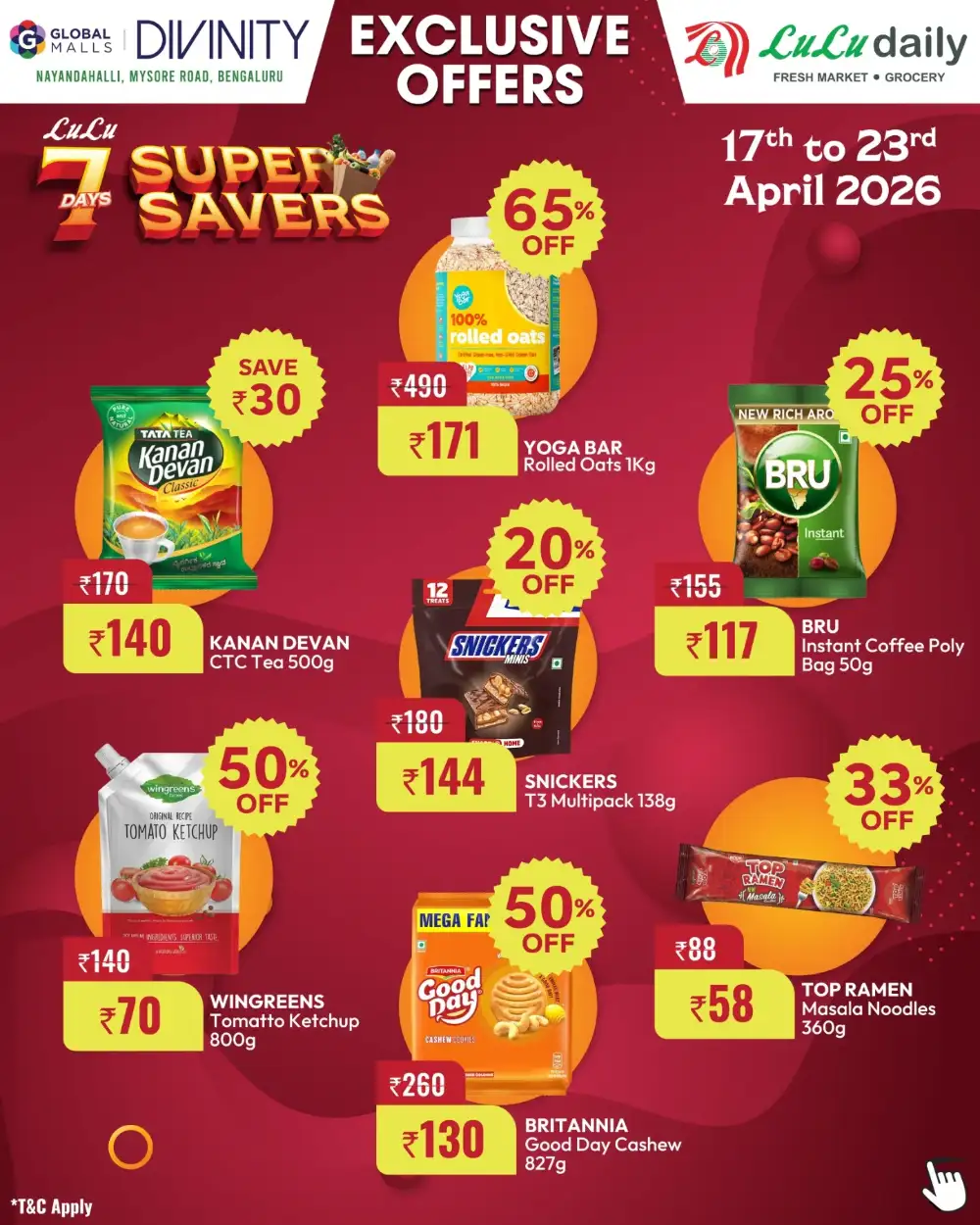 LuLu Daily Global Malls Bengaluru 7 Days Super Savers page 6