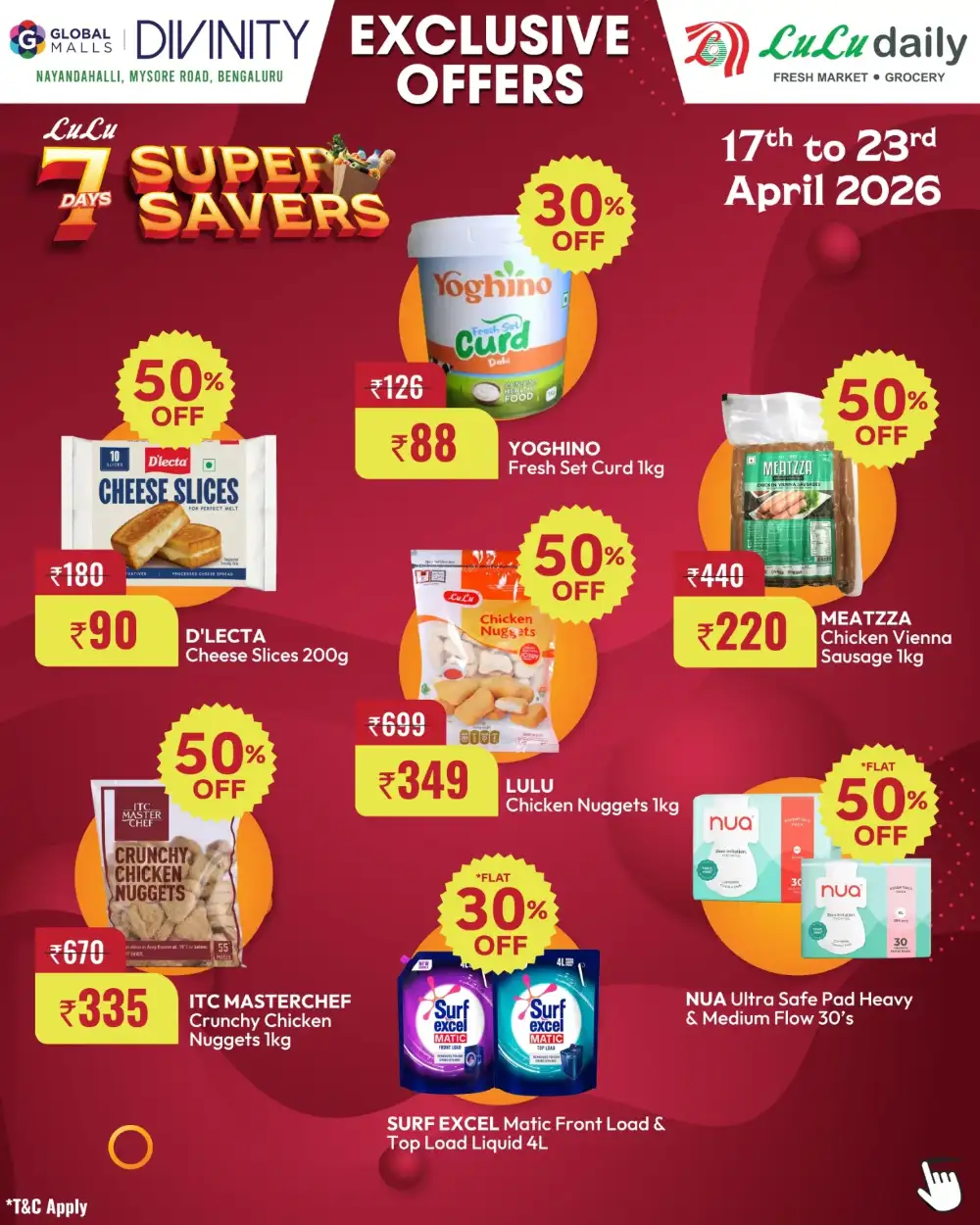 LuLu Daily Global Malls Bengaluru 7 Days Super Savers page 8