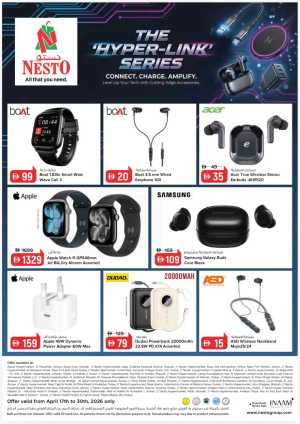 Nesto UAE Hyper-Link Series Tech Sale | Ends April 30 In Nesto Hypermarket Dubai,Abu Dhabi,Sharjah / Ajman,Al Ain,Fujairah,Ras al Khaimah,Umm al Quwain