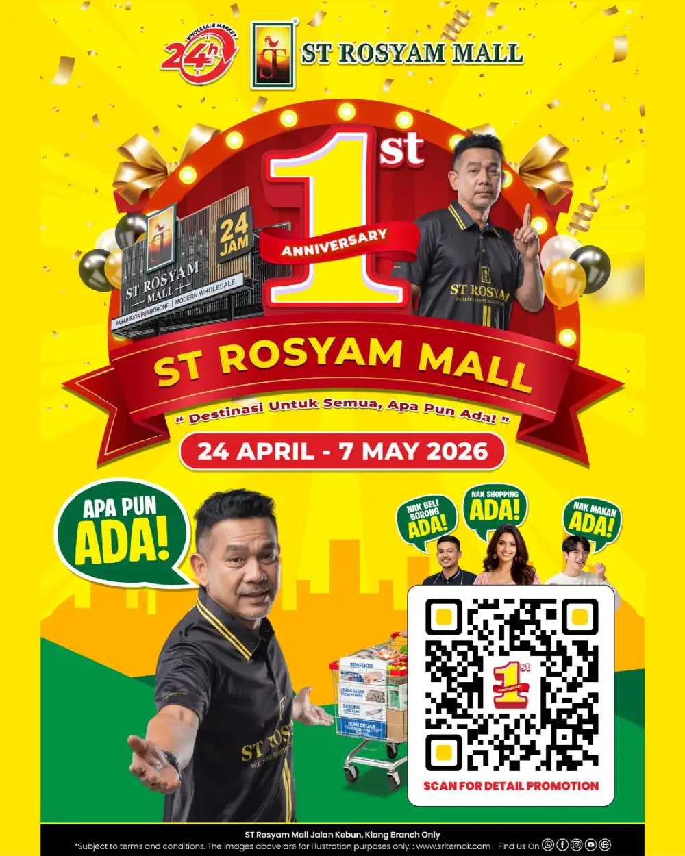 ST Rosyam Mall Klang 1st Anniversary Sale page 1