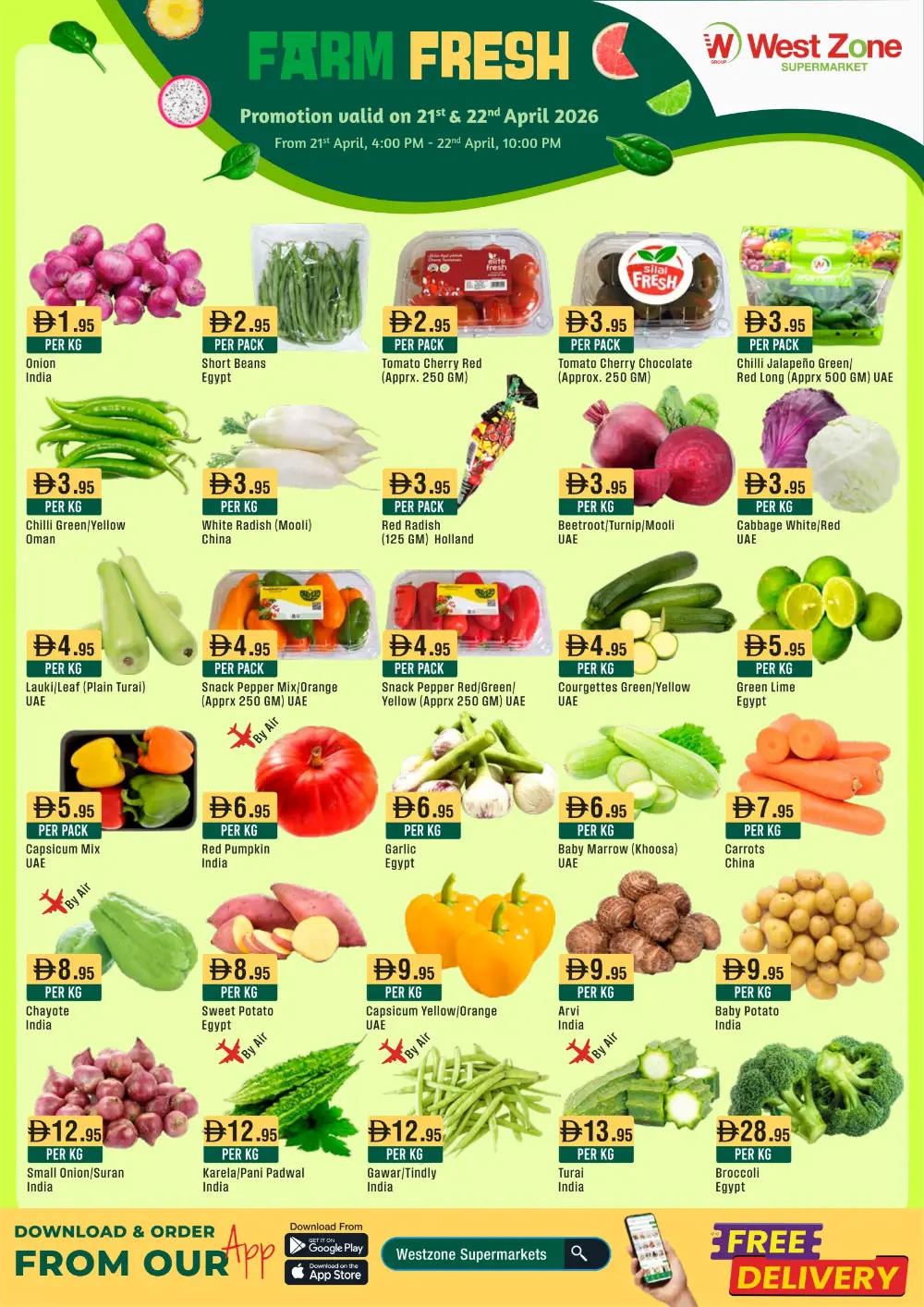 West Zone Dubai Farm Fresh Offers page 1