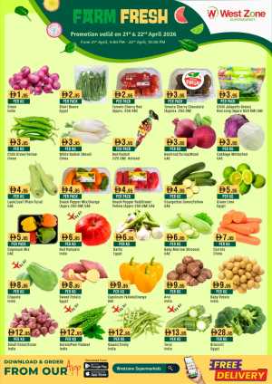 West Zone Dubai Farm Fresh Offers flyer cover