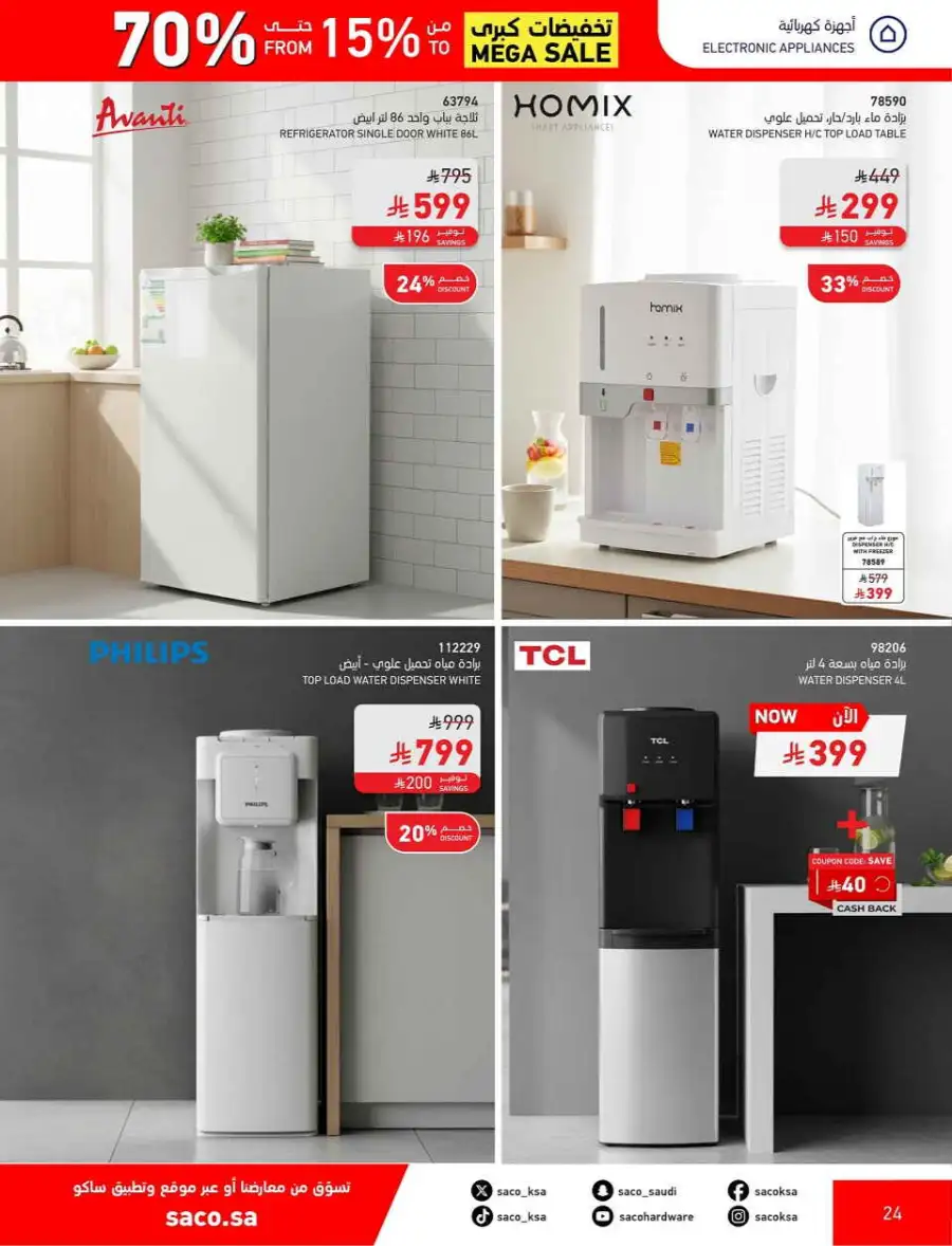 SACO  Mega Sale: Up to 70% Off Home Improvement page 24