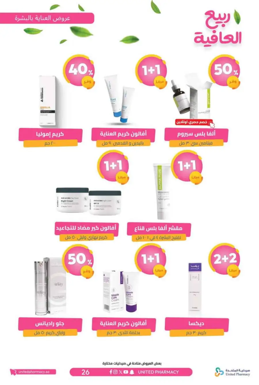 United Pharmacy KSA Spring Wellness Offers page 29
