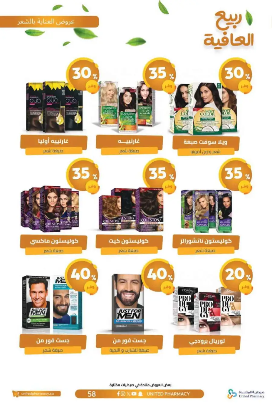 United Pharmacy KSA Spring Wellness Offers page 61