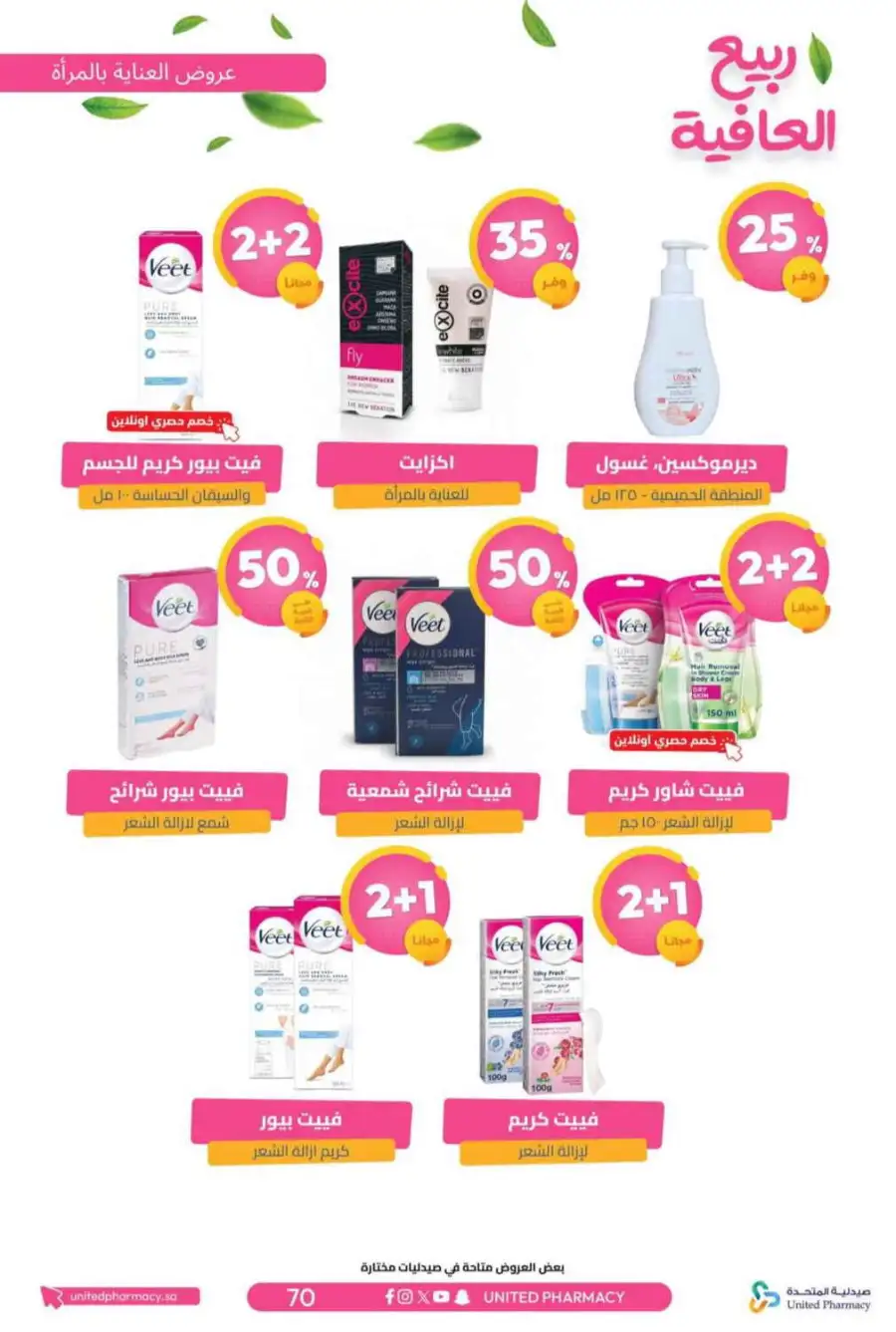 United Pharmacy KSA Spring Wellness Offers page 73