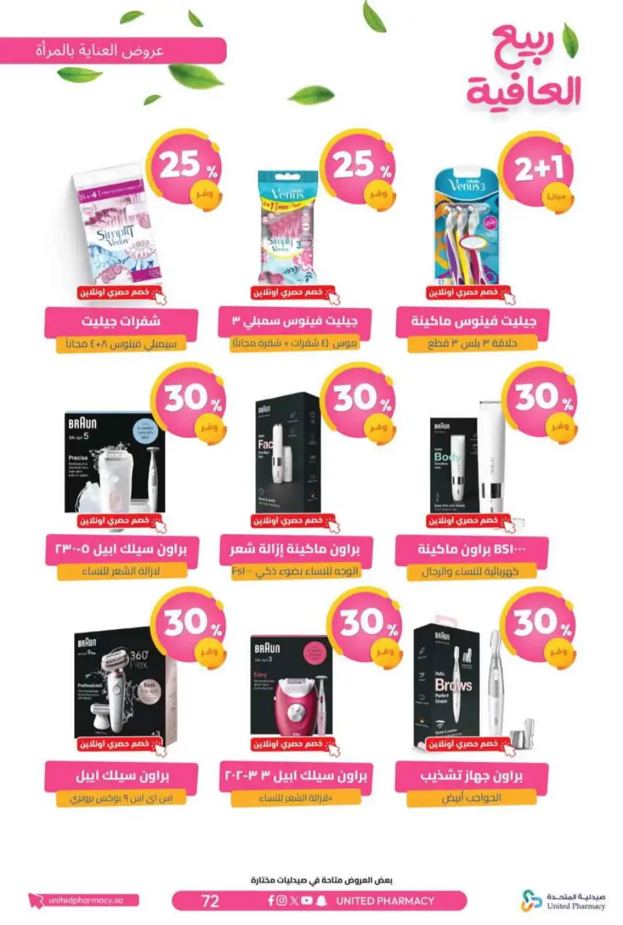 United Pharmacy KSA Spring Wellness Offers page 75
