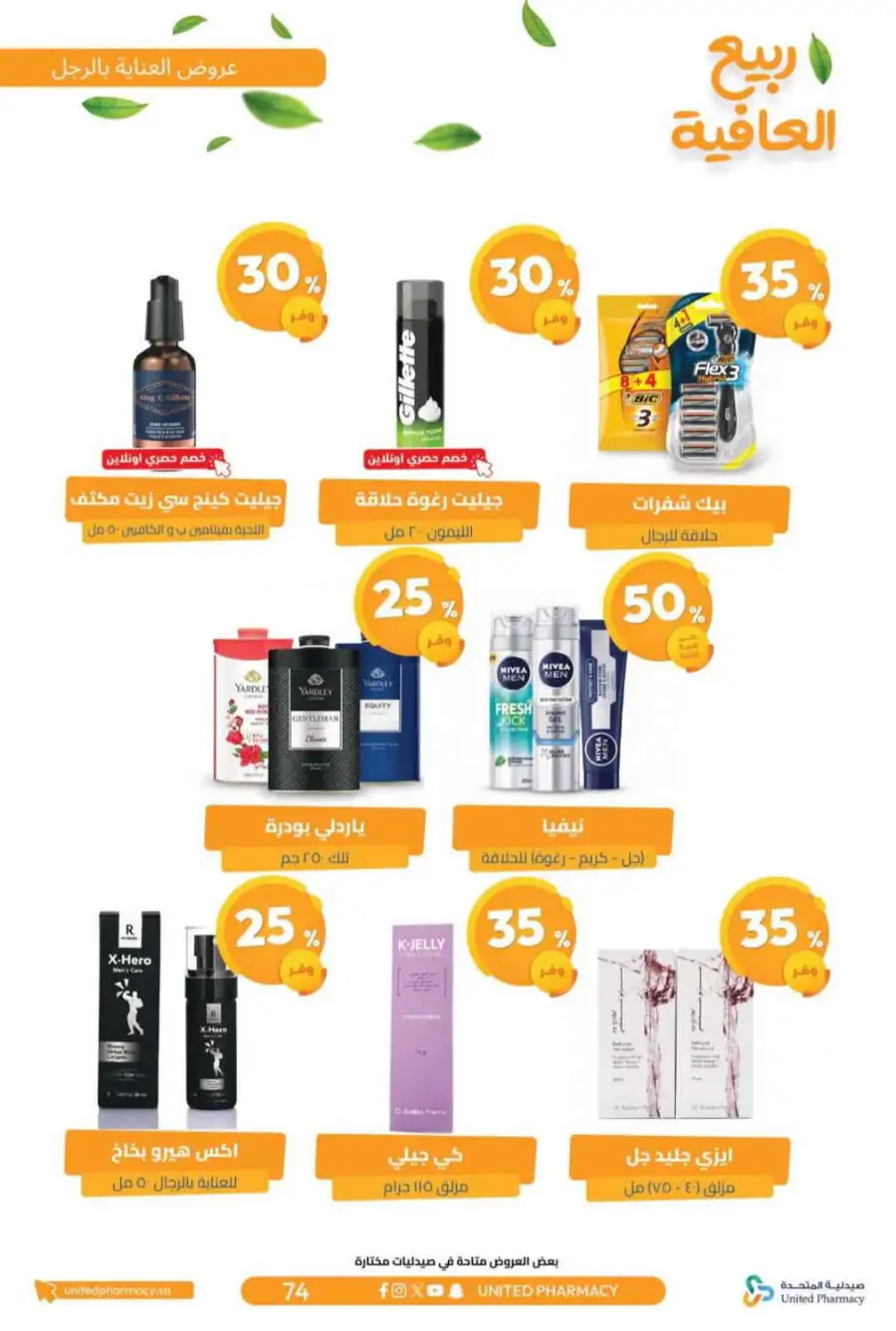 United Pharmacy KSA Spring Wellness Offers page 77